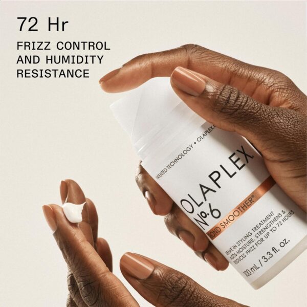 Olaplex No. 6 Bond Smoother, Leave-In Styling Hair Cream Treatment, Smooths, Conditions, & Strengthens, Frizz Control for Up to 72 Hours, For All Hair Types, 100ml