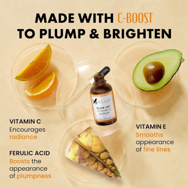 Vitamin C Face Serum - Hyaluronic Acid, Retinol, & Vit E - Anti Aging Facial Brightening Serum for Skin Care - Timeless Pure Vitamin C Serum for Face Dark Spots, Vit C Serum Oil, Face Serum for Women