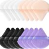 16 Pcs Triangle Makeup Puffs, Soft Cosmetic Foundation Powder Sponge Cushion Puffs for Loose Powder Wet Dry Makeup - 4 Colors