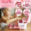 EVACOK Kids Makeup Sets For Girls - Children Makeup Sets For Girls Washable Make Up Set, Childrens Princess Play Games Toys Presents, Little Girl Birthday Gifts Set For Age4-12 Year Old (EVACOK-11)