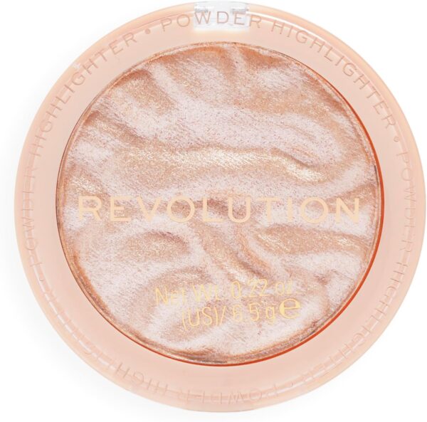 Makeup Revolution, Reloaded Highlighter, Highly-Pigmented Face Powder, Brighten, Glow & Shimmer, Dare to Divulge, 10g