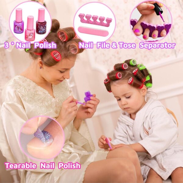 Chennyfun 24 PCS Kids Makeup Set for Girls, Non-Toxic Makeup Set for Little Girls, Washable Make Up Kit Girls Toys, Toddler Cosmetic Makeup Sets Kids Toys, Princess Birthday Gift for 4+ Year Old Girls