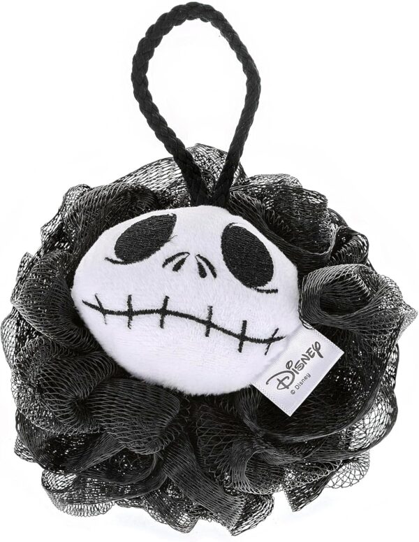 Nightmare Before Christmas Body Puff Jack Skellington Disney | Mad Beauty | Mystic Exfoliating Bath Accessories | Funny, Soft Gift for Tim Burton's Fan