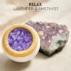 ComfyCozy Crystal Bath Bombs Luxury Gift Set | Relaxation Beauty Pamper Self Care Birthday Gifts for Women Mum Her Him Anniversary | 6 * 50g Vegan Organic Bathbombs | Relaxing Hamper Spa Bomb Package