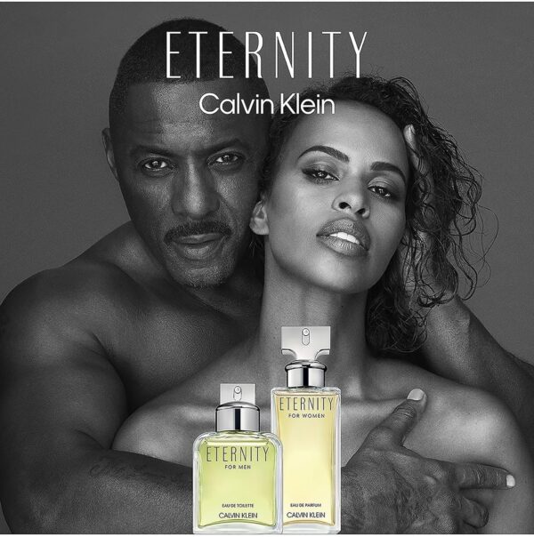 CALVIN KLEIN Eternity - Eau de Parfum for Women - Floral Fragrance With Notes Of Bergamot, White Lily, White Rose, Carnation, Violet, Sandalwood, Amber, Musk - High Longevity - Spray 3.3oz