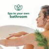 Rosemary Eucalyptus Bath Bomb Kit, Aromatherapy Shower Bombs, Oil-Free Vegan Gifts for Women and Men, Handmade Mini Bath Bombs Spa Gift Set, No Colorants and SLS/SLSA, Pack of 3 - The Natural Spa