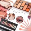 Proamate All in one Makeup Set, Cosmetic Make Up Starter Kit With Storage Bag Portable Travel Make Up Palette Eyeshadow Foundation Lip Gloss Makeup Gift Set for Teenage & Adults(Kit A001)