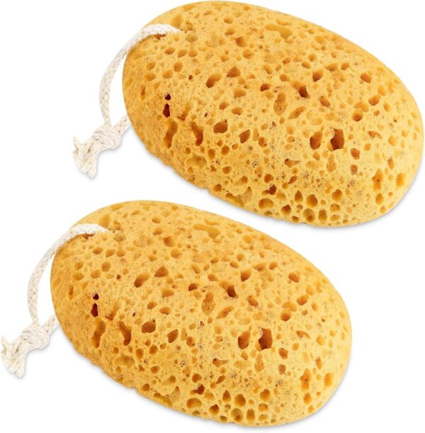 813x6JwOtdL._AC_SL1500_.jpg Body Bath Sponge 2PCS Sponges Bath Large Soft Honeycomb Bath Sponges Shower Sponges for Women Men Exfoliating Body Sponge Dense Foam for Gentle & Deep Cleansing, Ultra-Soft for Sensitive Dry Skin
