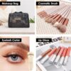 All in One Makeup Kit, Makeup Kit for Women Full Kit, Travel Makeup Kit, Makeup Gift Set for Women, Makeup Essential Bundle Include Foundation Eyeshadow Lipstick Eyebrow Pencil Cosmetic Brush Set