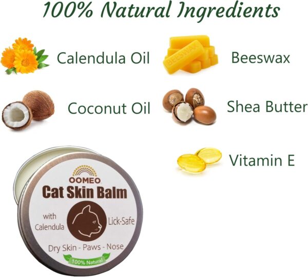 815UkNYZ7TL._AC_SL1500_.jpg OOMEO Cat Skin Balm - Moisturising, Unscented, Lick-safe - 100% natural - As good as any cream