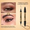 Microblading Pencil with 4 Fine Microfork Tips - Long-Lasting Waterproof, Smudge-Proof Eyebrow Shaping Tool for Natural Eyebrow Shaping (Dark Brown)