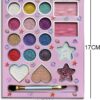 MockTota Kids Makeup Sets for Girls, Multi colored Face Paint Kit for Kids,Princess Make Up Kit, Washable Children's Cosmetics Toys, Non-Toxic Makeup Kit Gift Halloween (18 colour)