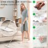 LUFFLOK 24 Pcs Bath Stickers, Non Slip Bath Stickers, Transparent Self-Adhesive Shower Stickers, Anti Slip Grip Stickers for Bath Tub, Stairs, Shower Room, Slippery Surfaces (24 Pcs)