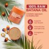 Raw Batana Oil for Hair Growth - 100% Pure, Organic 4oz Batana from Honduras for Thick and Strong Natural Hair - Dr. Sebi Unrefined Cold Pressed Cosmetic Scalp Mask for Men & Women (1 Pack)