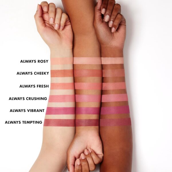 e.l.f. Primer-Infused Blush, Long-Lasting & Budge-Free Makeup, Lightweight Feel & Medium Coverage, Vegan & Cruelty-Free, Always Crushing