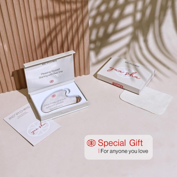 817JOG5JK0L._AC_SL1500_.jpg Rena Chris Gua Sha Facial Tool, Stainless Steel Gua Sha Board for SPA Acupuncture, Metal Gua Sha for Body Face Neck and Eye, Skin Care Gift for Woman