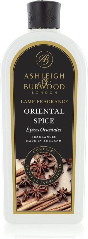 ASHLEIGH & BURWOOD | Oriental Spice Lamp Fragrance | 1000 ml | Made in the UK | Spicy & Woody Scent