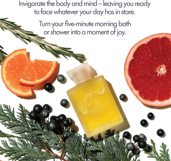 Aromatherapy Associates Bath and Shower Oil, Luxury Spa, Natural Bath, Bath Oil, Vegan, Cruelty Free, Environment Friendly (Revive Morning Bath and Shower Oil 55ml)