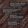 UpCircle Coffee Face Scrub - Citrus Blend For Normal + Dry Skin 100ml - Shea Butter, Coconut + Rosehip Oil - Natural, Vegan Face Exfoliator For Soft, Smooth Skin