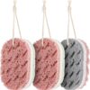 8190IP-7LwL._AC_SL1500_.jpg Dimeho 3PCS Bath Sponge for Women Soft Bath Sponge Gentle Sponge Loofah Body Scrubber Shower Sponge for Body Wash Bathroom Deep Cleansing Bathing Sponge Bathing Accessories 3 Colors Large Size