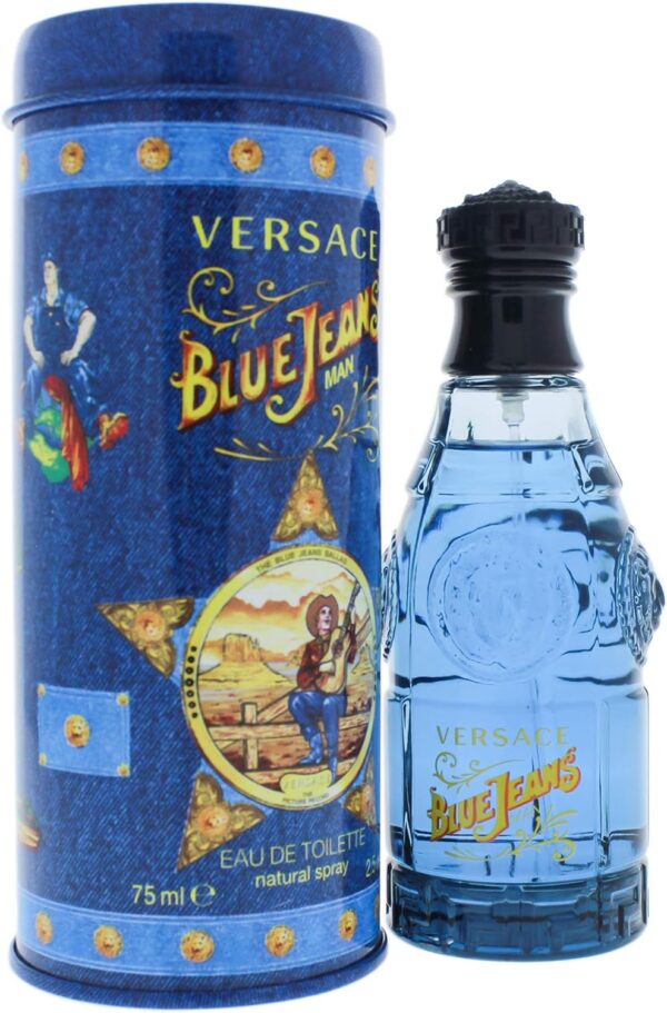 Versace Blue Jeans Eau De Toilette for Men, 75ml