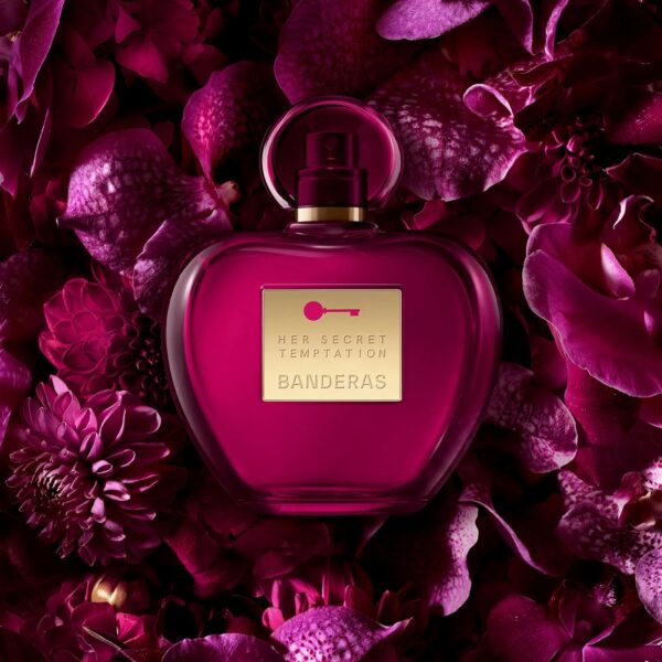 Banderas Perfumes - Her Secret Temptation - Eau de Toilette for Women - Long Lasting - Romantic and Femenine Fragance - Oriental and Sweet Notes - Ideal for Day Wear - 50 ml