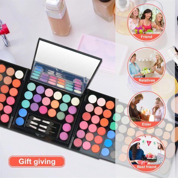 All-in-one Makeup Set Gift, Make-Up Sets, Makeup Kit for Women, Make up Set for Traveling, Long Lasting, Easy to Apply Matte Eye Shadow Palette for the Perfect Look for Day or Night