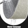 Bingobang Bath Mats Non Slip,Shower Mat Rubber 80x40cm,Extra Soft Anti-Mould, Machine-Washable,For Bathroom Floor,Bathtub(Grey)