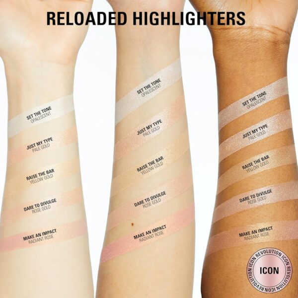 Makeup Revolution Highlight Reloaded, Highly Pigmented, Shimmer Glow Finish Face Makeup, Just My Type, 10g