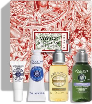 L'OCCITANE Voyage en Provence Travel Set | Premium & Clean Beauty Handcare Gift Set for All Skin Types