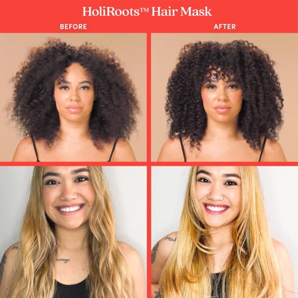 Fable & Mane HoliRoots Hair Mask, Repairs and Softens Frizzy, Dry, Damaged Hair with Shea Butter and Coconut. Deep Hydration Treatment (237ml)
