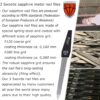 3 Swords Germany - Sapphire Metal Nail File 2 Pieces with 1 Piece 3-Way Nail Buffer – Nail Care for You Made in Germany