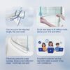HNNHOME 870mm Pre - Curve Rubber Plastic Bath Shower Screen Seal Strip Perfect for 4-6mm Curved Glass Door Up to 18mm Gap (Curved)