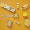 Just Lemon Fragrance Reed Diffuser 100ml - Long Lasting Home Indoor Fragrance - with 8 Rattan Reeds