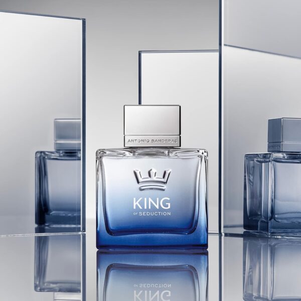 Banderas Perfumes - King of Seduction - Eau de Toilette for Men - Long Lasting - Masculine, Intense and Energetic Fragrance - Bergamot and Apple Notes - Ideal for Day Wear - 100 ml