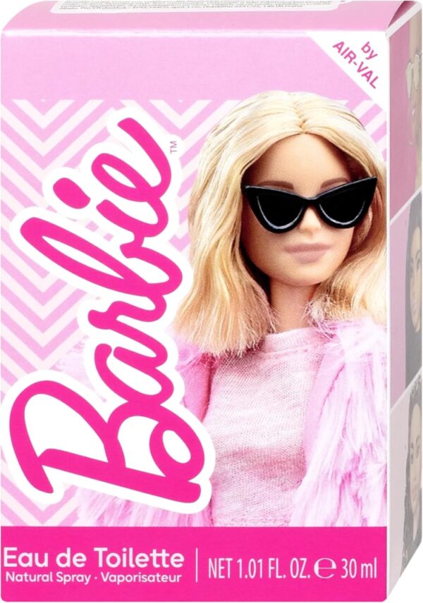 Barbie Eau de Toilette Natural Perfume Spray, Vegan and Dermatologically tested EDT fragrance Spray for Kids, 30ml