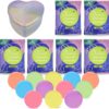 81FKNruudFL._AC_SL1500_.jpg Shower Steamers Aromatherapy, Natural Organic 12-Pack Lavender Eucalyptus & Peach Shower Tablets, Women Relaxing Bath Spa Gift Set, Heart-Shaped Tin Box Shower Fizzies for Party, Birthday, Christmas
