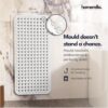 Homerella Bath Mat Non-Slip Skin Sensitive 88 x 39 cm Including Hanging | Non Slip Bath Mat BPA Free | Shower Mat Mould Resistant & Machine Washable
