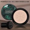 SIAMHOO CC Cream Foundation with Mushroom Head Air Cushion CC Cream Foundation Full Coverage for Flawless Makeup, Even Skin Tone 0.7fl.oz - Natural