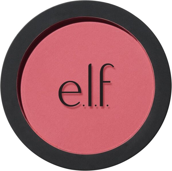 e.l.f. Primer-Infused Blush, Long-Lasting & Budge-Free Makeup, Lightweight Feel & Medium Coverage, Vegan & Cruelty-Free, Always Tempting