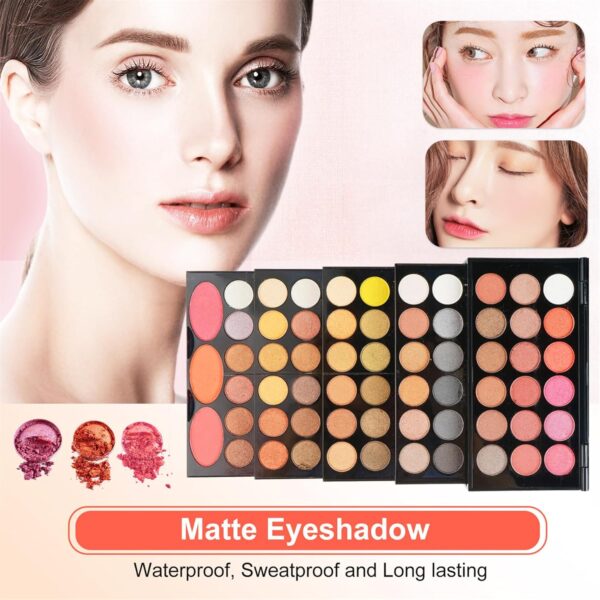 All-in-one Makeup Set Gift, Make-Up Sets, Makeup Kit for Women, Make up Set for Traveling, Long Lasting, Easy to Apply Matte Eye Shadow Palette for the Perfect Look for Day or Night