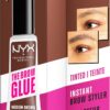 NYX Professional Makeup Brow Glue, Instant Brow Styler, Laminated Brow look, Clear
