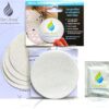 Non Slip Bath Mat Shower Stickers adhesive non rubber (10 Large White Discs)