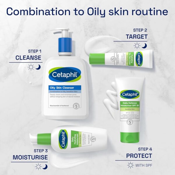 Cetaphil Daily Hydrating Face Moisturiser, 88ml, For Sensitive Skin, With Hyaluronic Acid