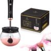Kuro Makeup Brush Cleaner and Dryer Machine Gift Box | Fast, Automatic & Deep Cleaning | 2x Premium Travel Pouches Included Free | Makeup Brushes Clean Tools
