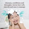 Aveeno Kids 2-in-1 Shampoo and Conditioner, Hydrating Shampoo and Conditioner for Soft, Smooth and Easily Manageable Hair, Oat Extract Formula, Gentle Scent, Hypoallergenic, 12 fl. oz, 3 Pack