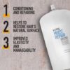 KMS MoistRepair Conditioner Pouch, 750ml for dry, damaged hair