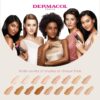 Dermacol Mini Full Coverage Foundation 13g, Liquid Matte Makeup with SPF 30, Waterproof Foundation for Oily Skin, Acne & Under Eye Bags, Long-Lasting Makeup Products Shade - 211