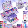Kids Makeup Sets Girls Toys - unicorn gifts for girls Washable Make Up Starter Kit, Childrens Princess Pretend Play Games kids Toys Presents, Little Girl Birthday Gifts Set For Age 4-12 Year Old