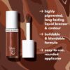 e.l.f. Camo Liquid Bronzer & Contour, Highly Pigmented, Natural-Looking Glowy Finish, Long-Lasting, Rounded Applicator, Vegan & Cruelty-Free, 2 Fair/Light